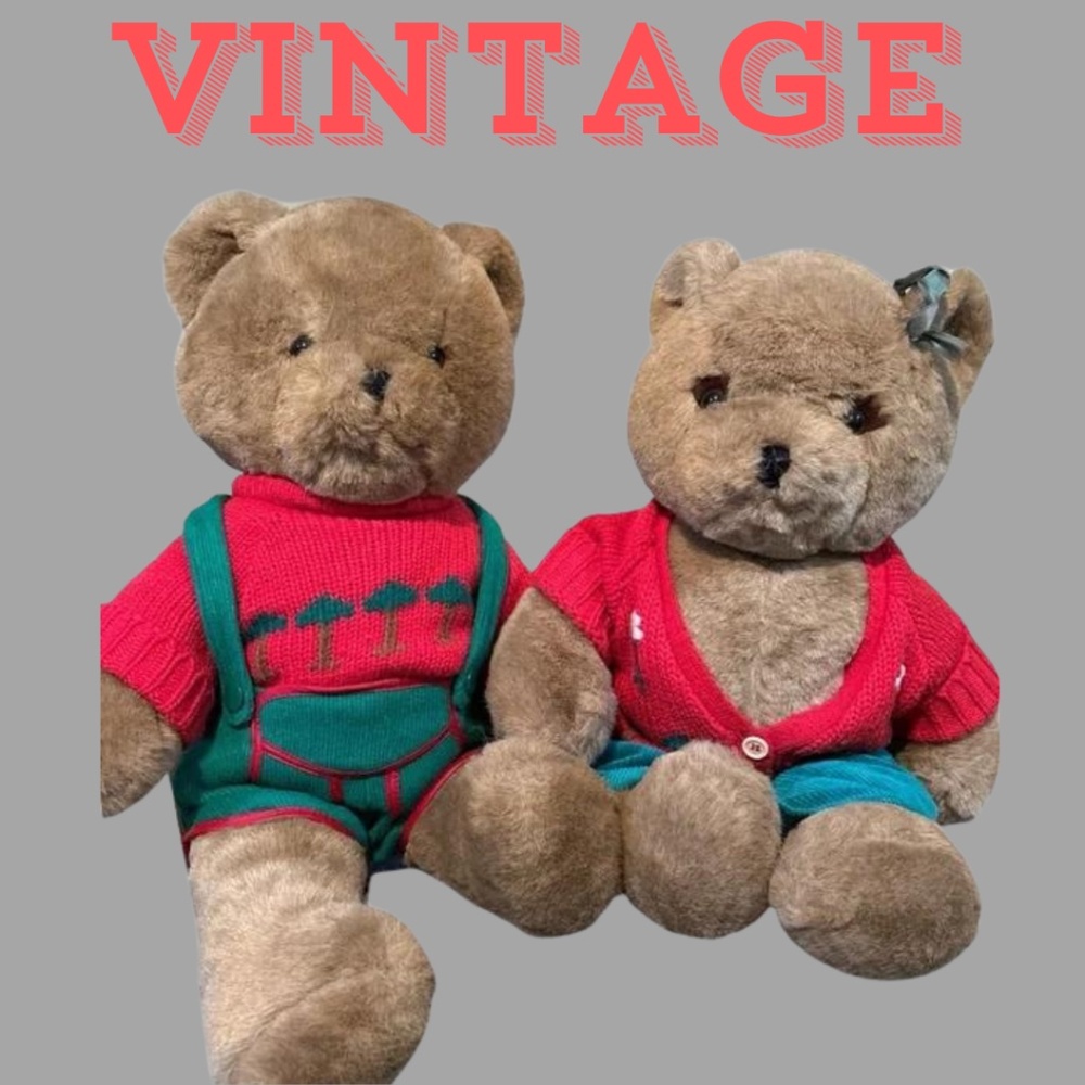 Vintage Chosun Christmas Bears
